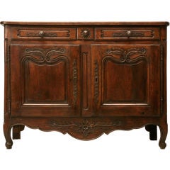 Original 18th C. Antique French Louis XV Fruitwood Buffet 12