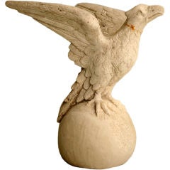 c.1900 Antique Eagle Garden Statue