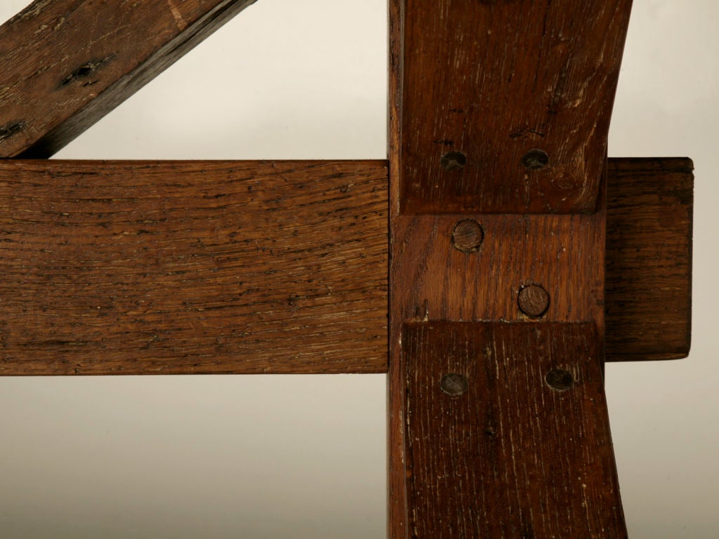 Table de ferme française Style 18ème siècle Fabriquée à la main par de vieilles planches Toute dimension, Couleur en vente 1
