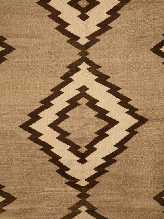 Wool American Navajo Indian Ganado Rug