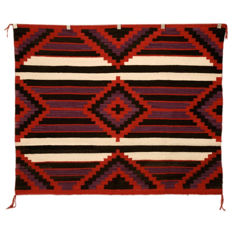 American Navajo Indian Third Phase Chiefs Blanket or Rug