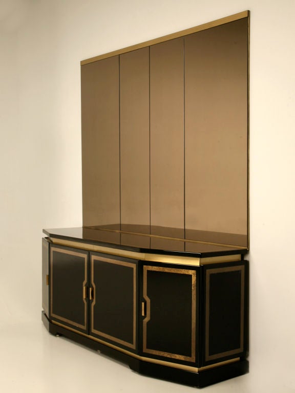 c.1970 Four Panel Bronze Mirror by Guy Lefevre for Maison Jansen 6