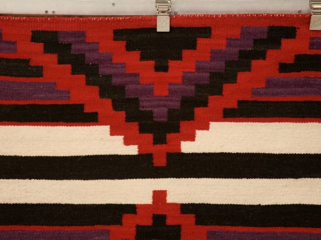 Wool American Navajo Indian Third Phase Chiefs Blanket or Rug