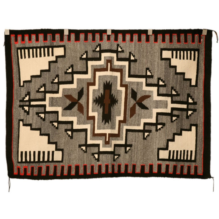 American Navajo Indian Klagetoh Blanket or Rug