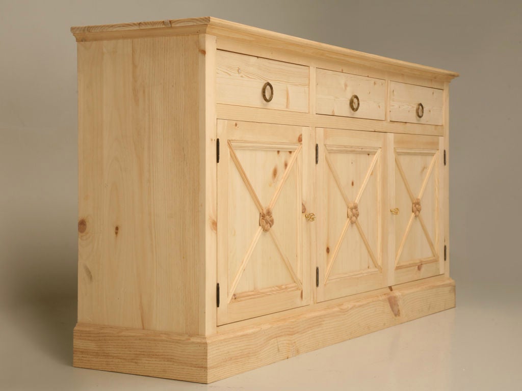 Old Plank Road Custom Handmade Directoire Style 3 over 3 Buffet