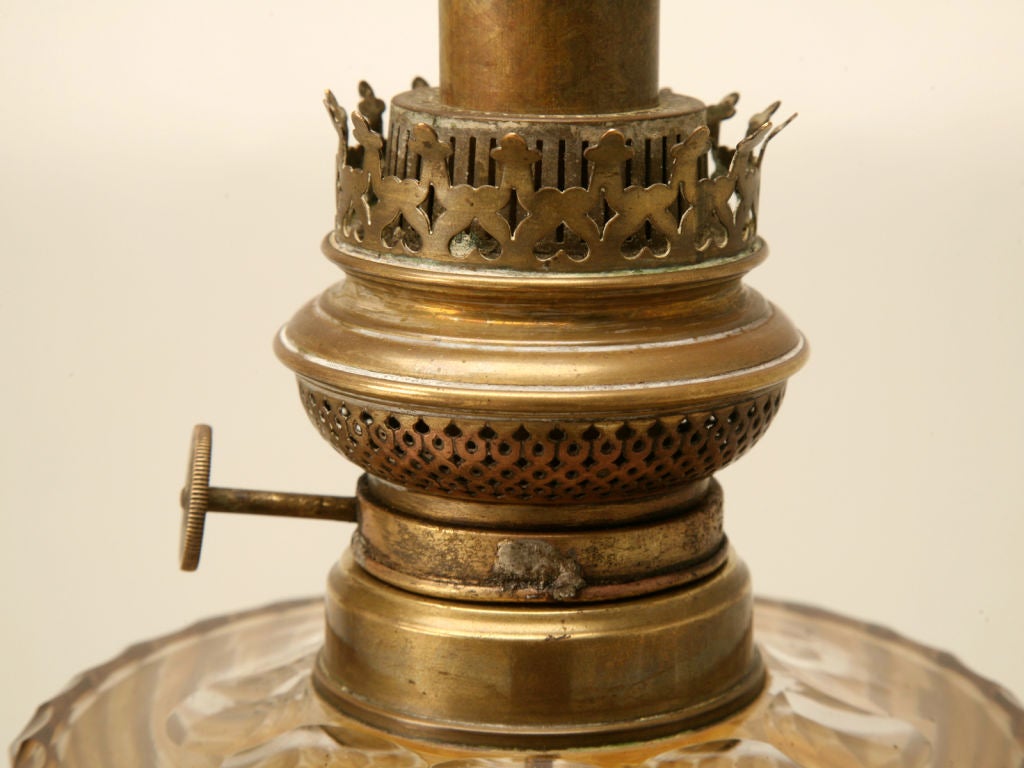 20th Century c.1900 French Onyx & Bronze Lamp