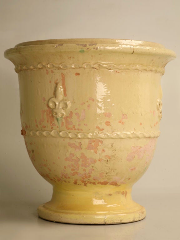 Large Vintage Handmade French Anduze Pot 2