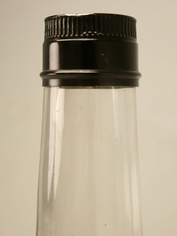 Große englische Gin-Bar-Vitrinenflasche, um 1930 (Mitte des 20. Jahrhunderts)