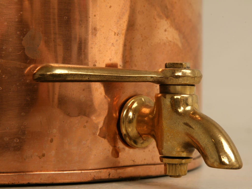 c.1920 English Copper and Brass Beverage Dispenser 3