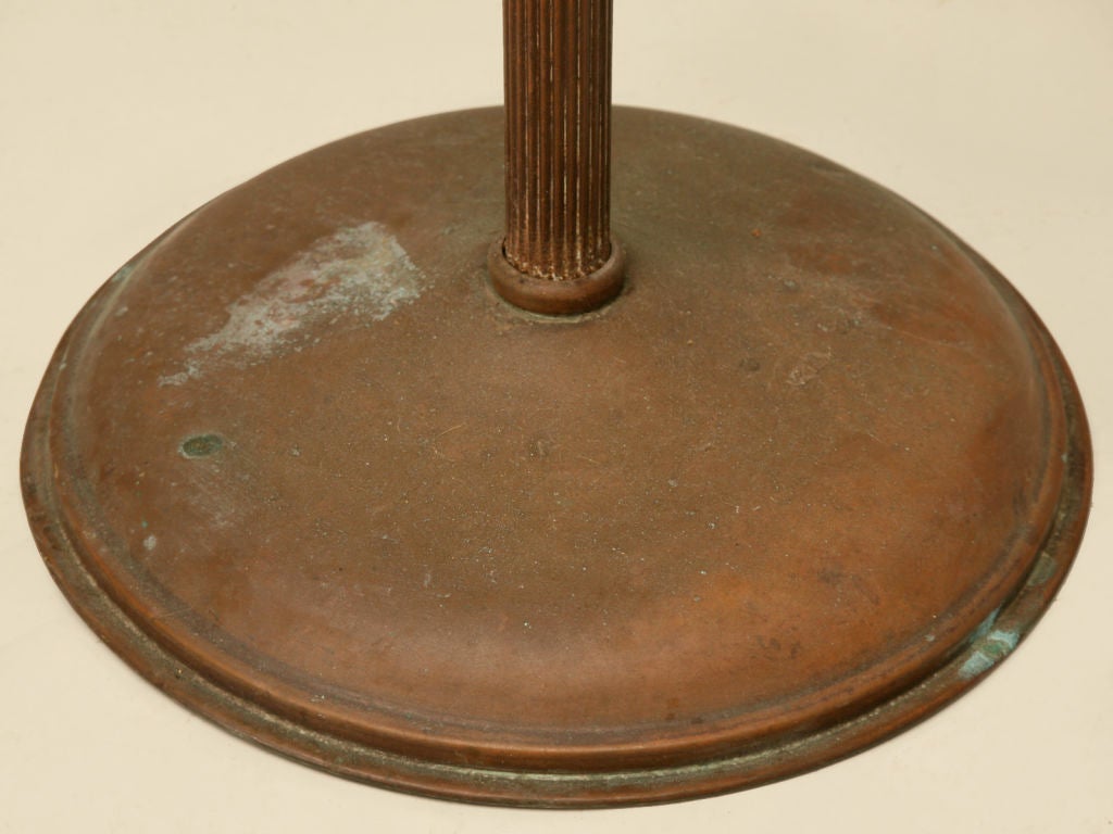 c.1930 American Copper Hatbox Birdcage on Stand by Hendryx 7