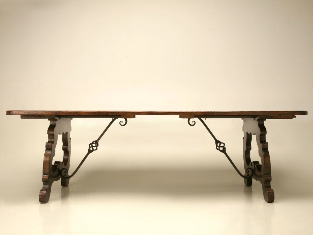 American Spanish Dining Table with Leaves