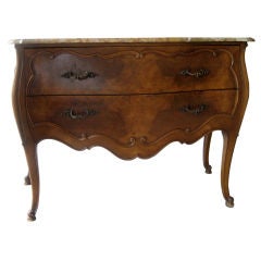 Antique Marble Top Bombay Chest by Paine Furniture Company