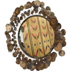 Curtis Jere Raindrops Mirror Bronze