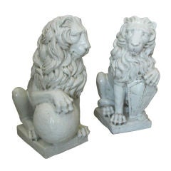 Pair of Italian Lions Pair of Italian Lions