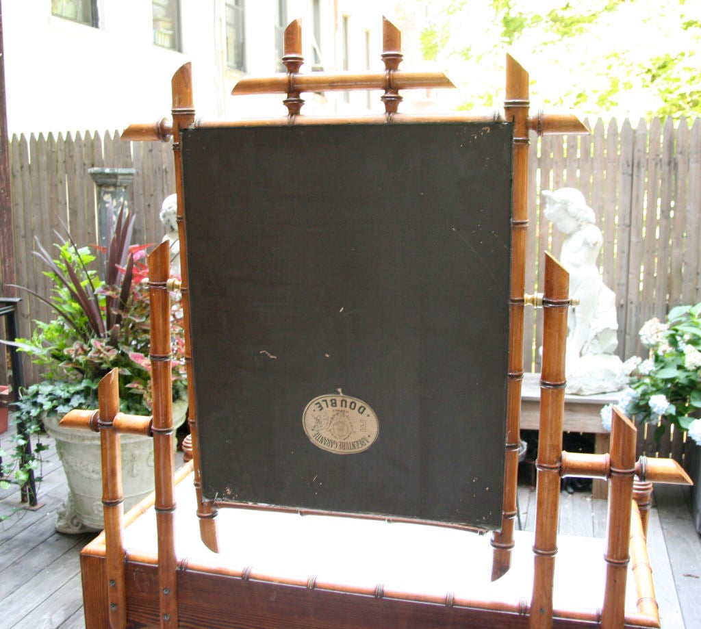 French Faux Bamboo Wash Stand