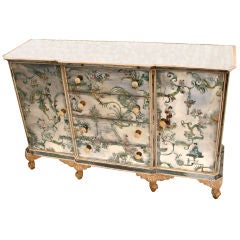 French Mirrored Chest