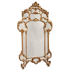 Large Scale Italian Rococo Mirror