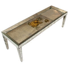 An American Mirrored Coffee Table