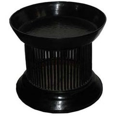 Black Lacquered Round Table