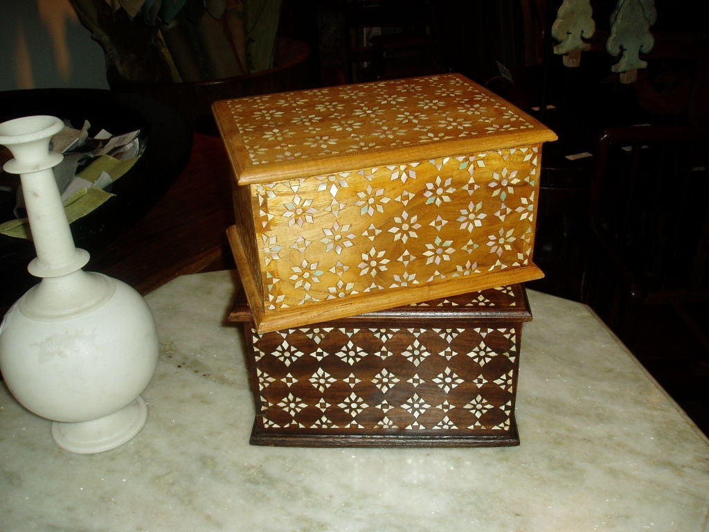 Inlaid Wood Box