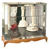 Rene Prou Mirrored Cabinet