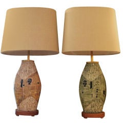 Pair of Marcello Fantoni Lamps