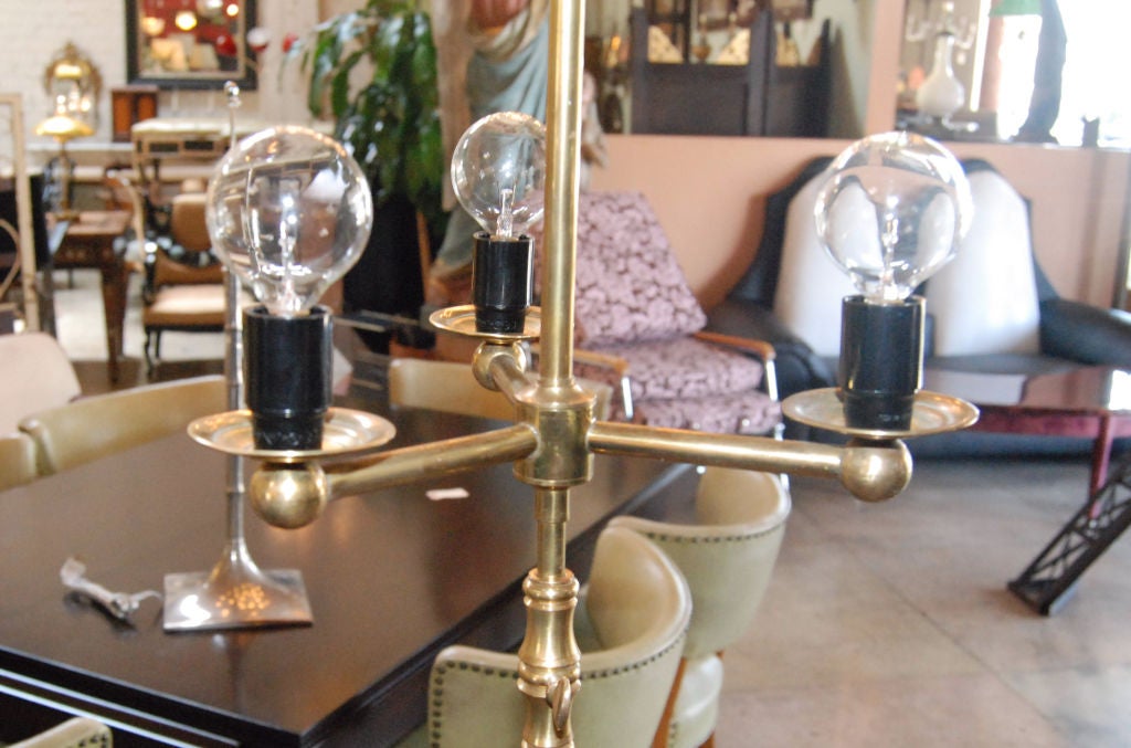 Brass 1950s Italian Floor Lamp For Sale