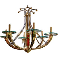 Vintage 1970s French Chandelier