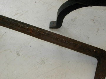 American AMERICAN DUCK ANDIRONS