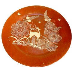 Vintage MEXICAN POTTERY CHARGER
