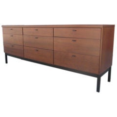 Long Walnut Dresser by Vista of California