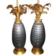 Pair of Murano Lamps by Julio Radi