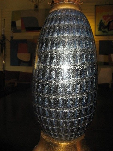 Pair of Murano Lamps by Julio Radi