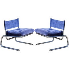 Used A Pair of Folding Slipper Chairs by California Designs