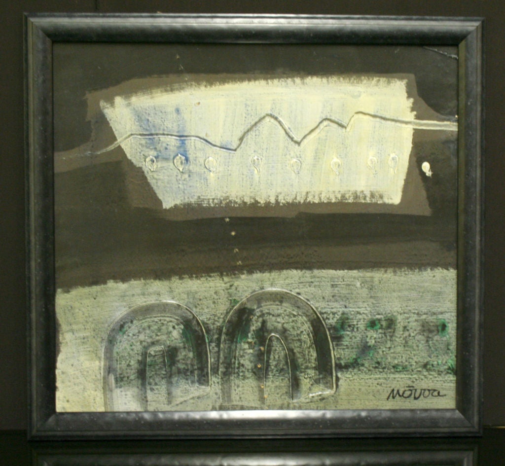 Abstract Oil Painting by Leopoldo Novoa