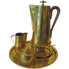 Coffee Service by Tommi Parzinger for Dorlyn Brass 12
