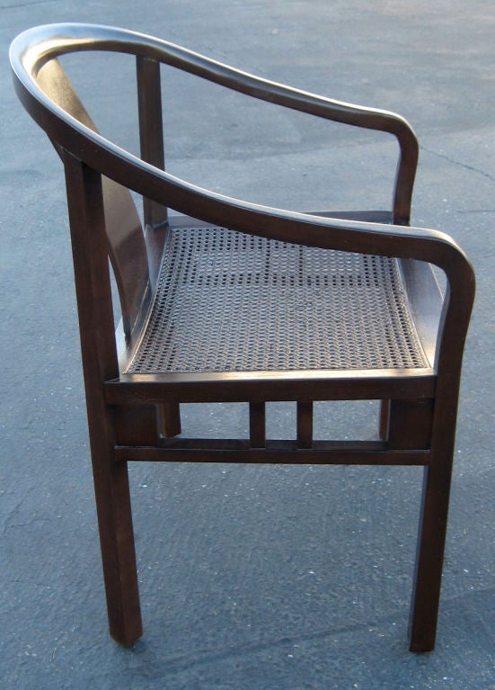 Pair of Far East Collection Lounge Chairs for Baker