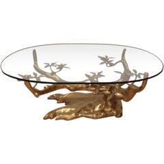 Superb Bronze "Bonsai" Coffee Table.
