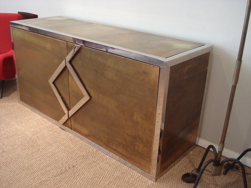 French Metal Cabinet.