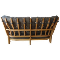 Architectural Settee by Guillerme & Chambron.