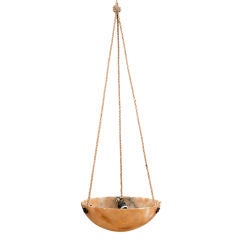 Italian Neoclassical Style Alabaster Hanging Fixture