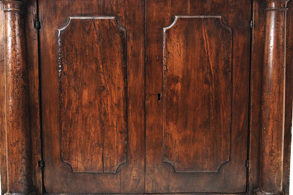 An Italian, Tuscan, Late Renaissance Walnut Two Door Credenza 4