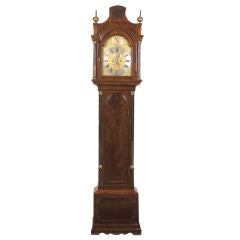 George III Mahogany Tall Case Clock  Circa 1775