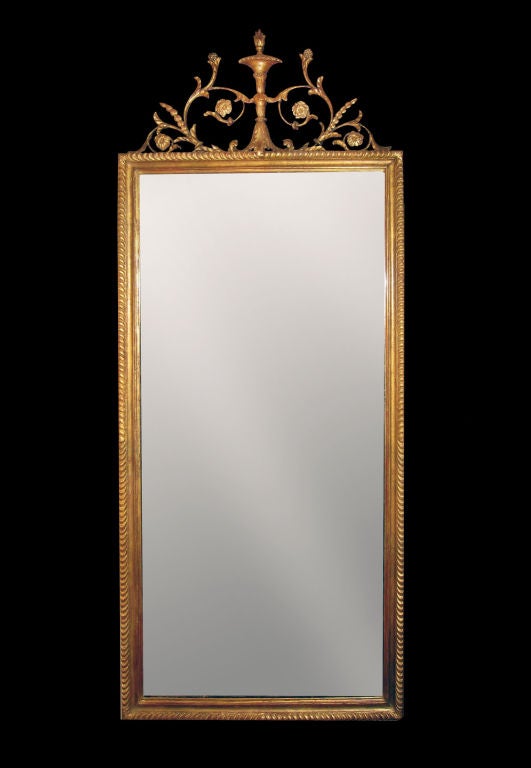 George III Neoclassical Mirror. Late 18th C