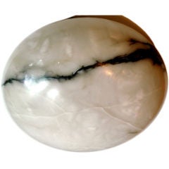 Large Alabaster Pendant Fixture