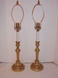 Antique Candlestick Lamps