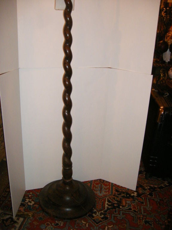 Twisted Column Floor Lamp at 1stDibs