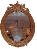 Antique Gilt  Wood Mirror