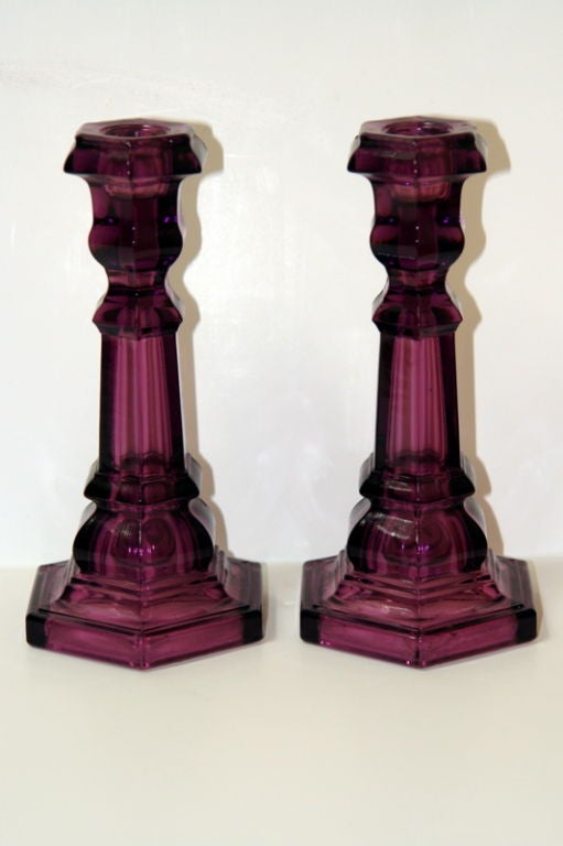 purple candlesticks