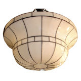 Leaded Glass Light Fixture
